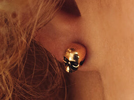 Skull earrings
