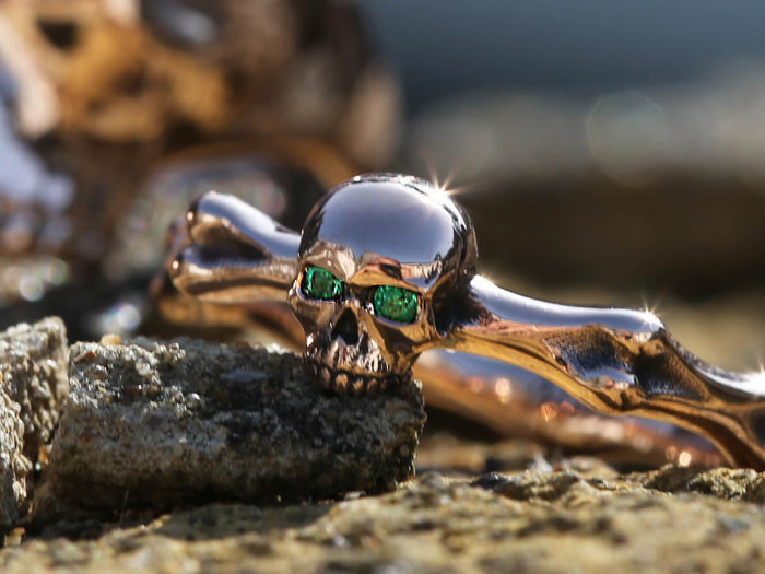 Skulls with stones