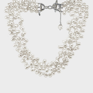 Contessa Triple Strand Pearl Necklace
