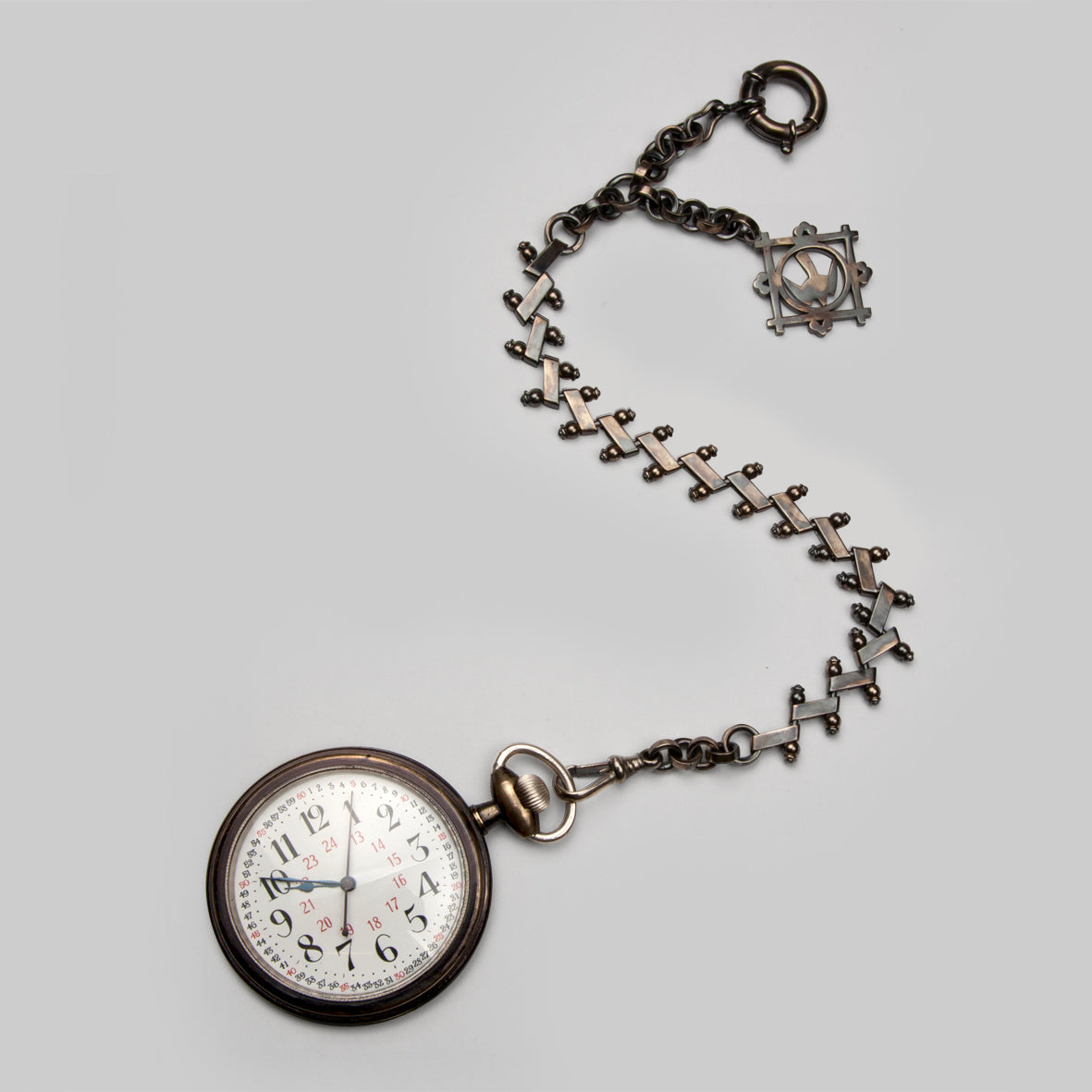 Bespoke pocket watch chain made for Eva Green’s Miss Peregrine character.