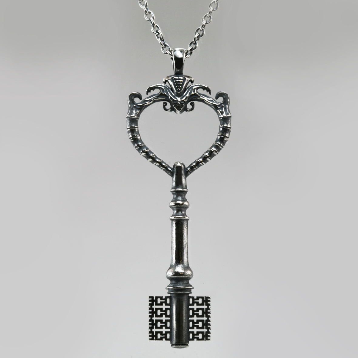 Bespoke key pendant necklace for Eva Green's Angelique Bouchard character in Dark Shadows