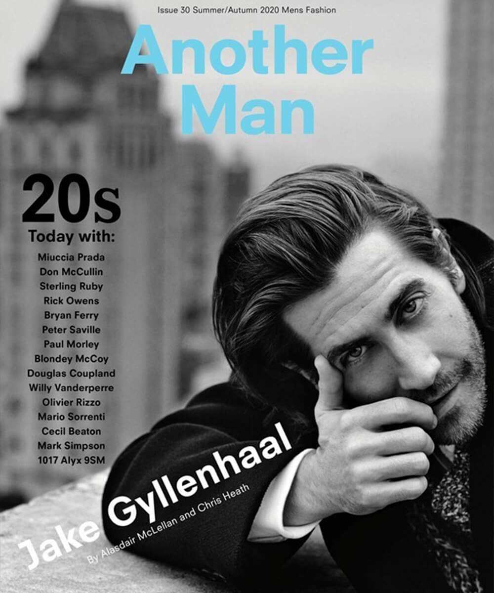 Jake Gyllenhaal for Another Man, 2020 Ring by Stephen Einhorn.  Photography by Alasdair McLellan, styling by Ellie Grace Cumming.