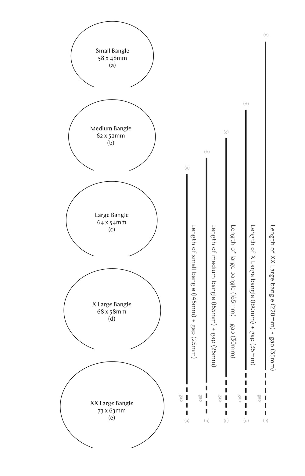 Bangle size guide