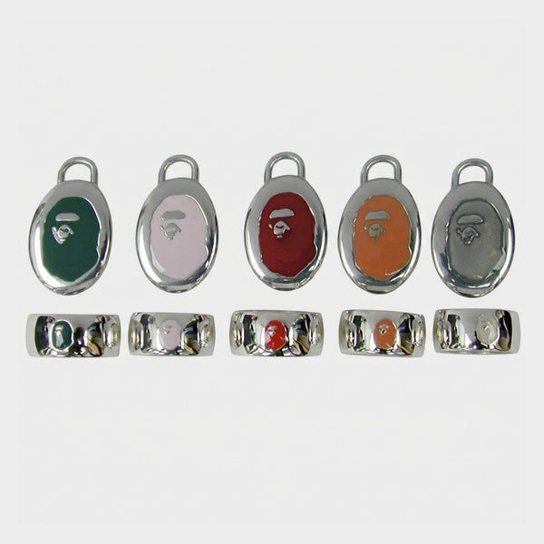 Bespoke A Bathing Ape Rings & Keyrings Sterling Silver, Pewter & Cold Enamel
