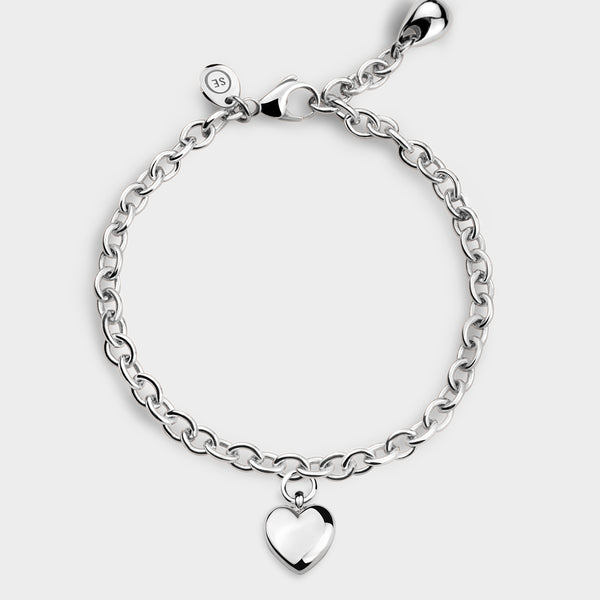 Heartful Bracelet in Sterling Silver - Main View