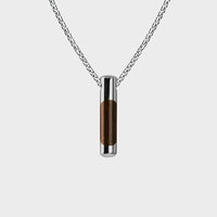 London Oak Fuse Necklace in Sterling Silver - Main View