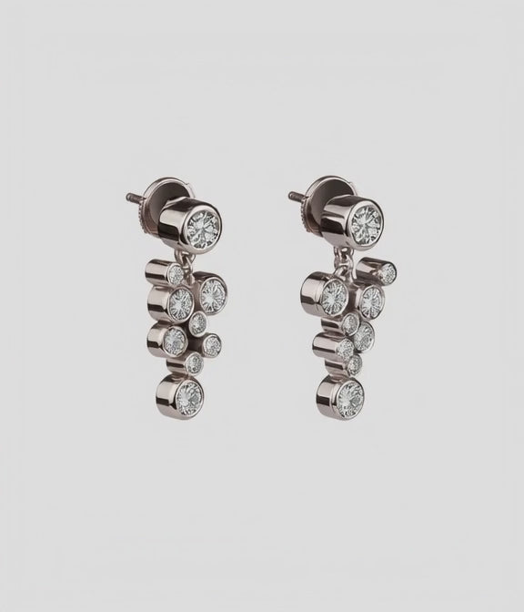 Roundhaus Diamond & Gemstone Stud Earrings