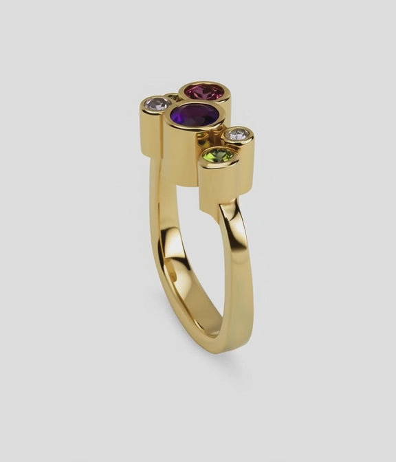 Roundhaus Diamond & Gemstone Ring