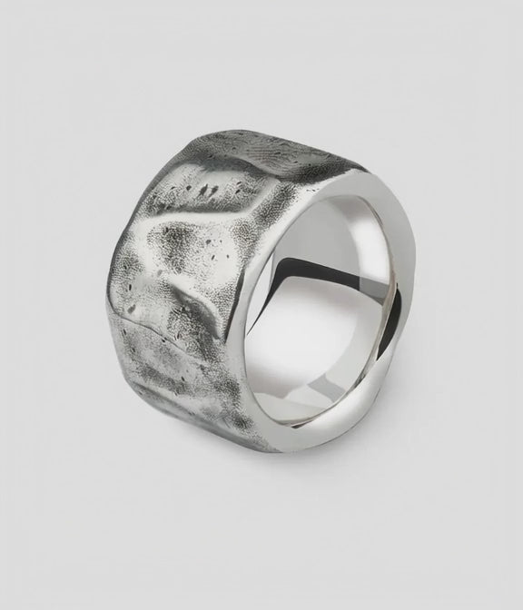 Beaten Extra Wide Ring