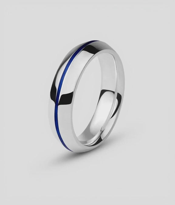 Enamel Angel Ray Ring