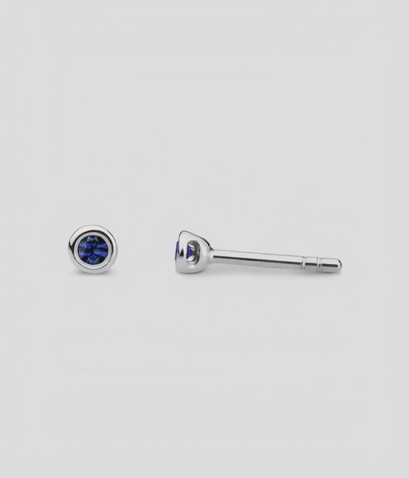 Mini Halo Stud Earrings