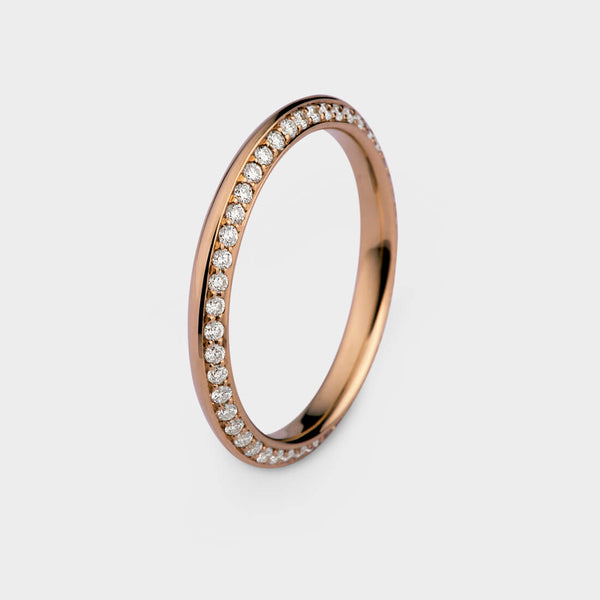 Angel Full Eternity Ring in 18 Carat Rose Gold