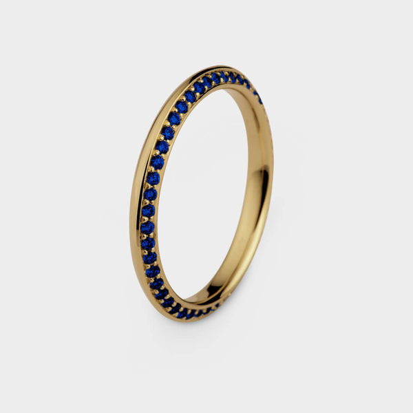 Angel Full Eternity Ring in 18 Carat Yellow Gold