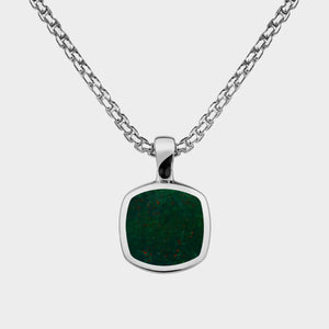 Inlaid Signet Necklace