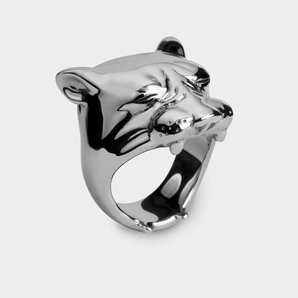 Lioness Ring in Sterling Silver