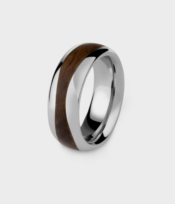 London Oak Wave Ring