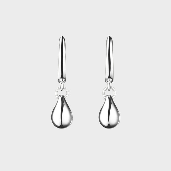 Water Drop Earrings in Sterling Silver